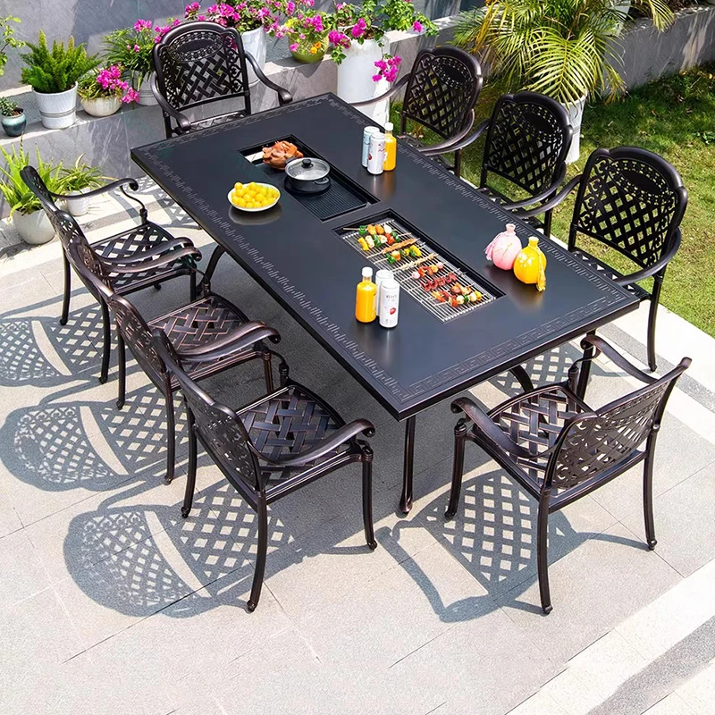 Mobile Outdoor Garden Furniture Sets Coffee Restaurant Study Modern Garden Furniture Sets Luxury Muebles Commercial Furniture