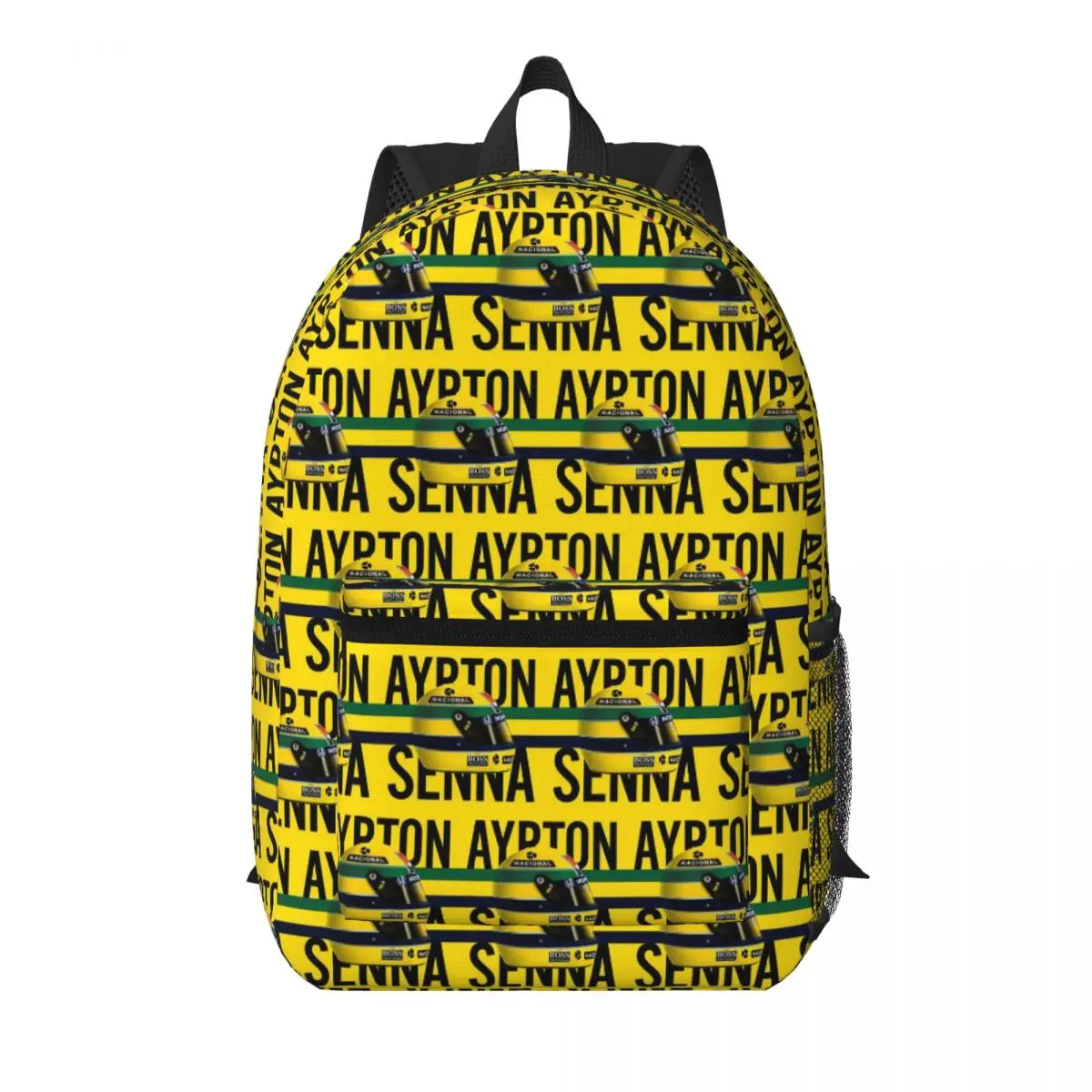 

Ayrton Senna Racing Cars Student Backpack School Bag Hiking Travel Daypack for Men Women Bookbag Shoulder Bags