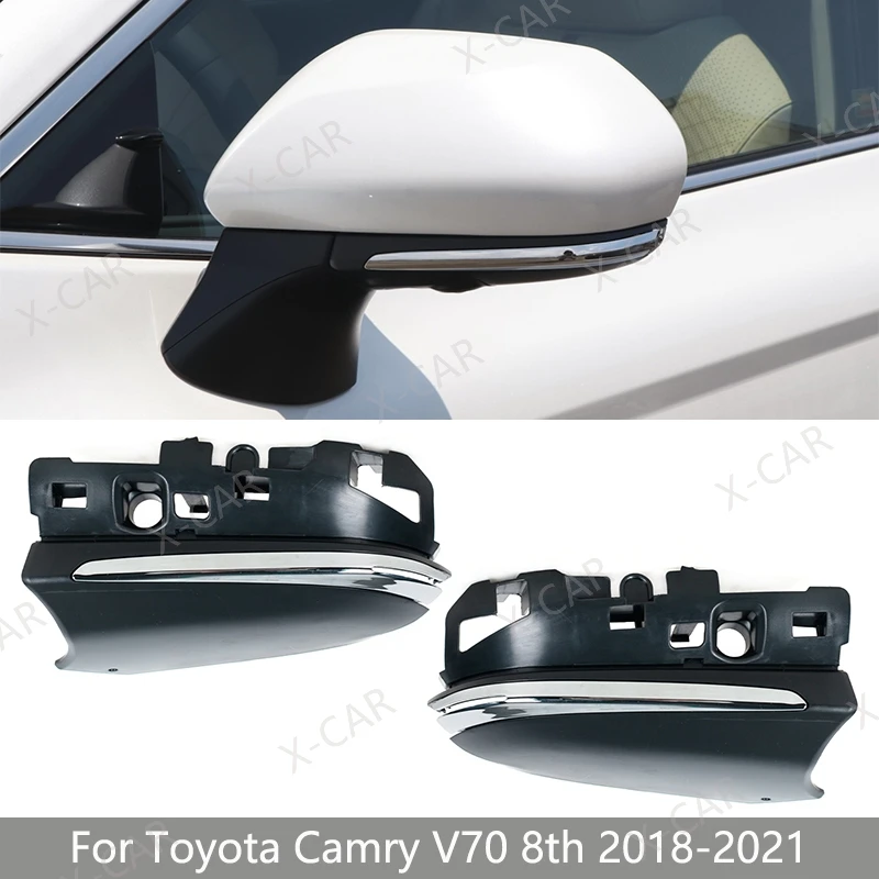 

Exterior Rearview Side Mirror Lower Base Cover Bottom Shell Cap Lid For Toyota Camry V70 8th 2018 2019 2020 2021