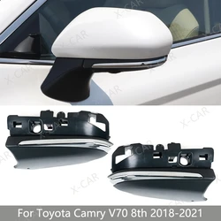 Exterior Rearview Side Mirror Lower Base Cover Bottom Shell Cap Lid For Toyota Camry V70 8th 2018 2019 2020 2021