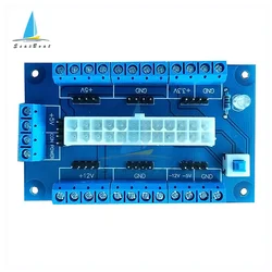 Elektroniczny 24/20Pin ATX DC zasilacz moduł tabliczki zaciskowej 24Pin standardowe złącze ATX moduł PC akcesoria DIY