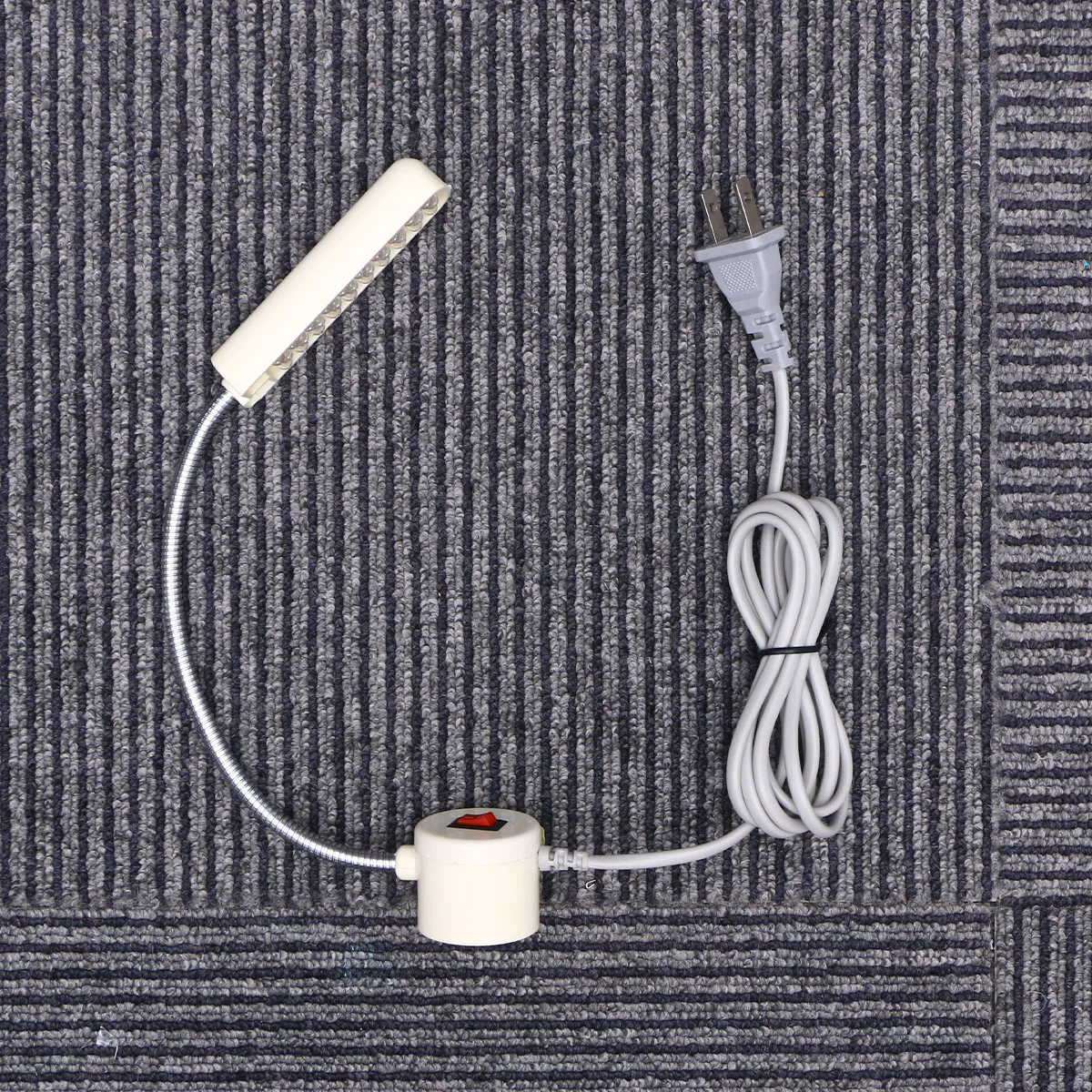 Lampade da lavoro con illuminazione a LED da 2 pezzi con base magnetica per accessori per macchine da cucire Lampada a collo di cigno Perfetta uso industriale domestico