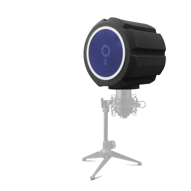 Condenser microphone acoustic noise reduction windproof screen anti blowout sound insulation cover