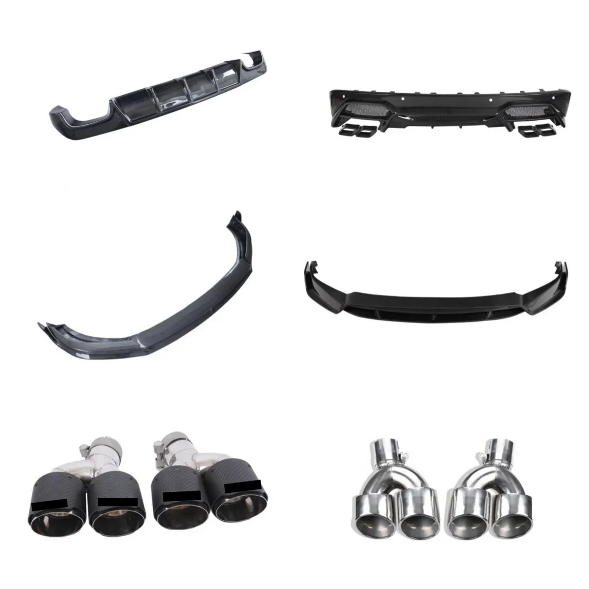 Karosserie-Kit für Infiniti QX50, modifizierte Kohlefaser-Umrandung, Frontspoiler, Hecklippe, Auspuffblende, Autozubehör