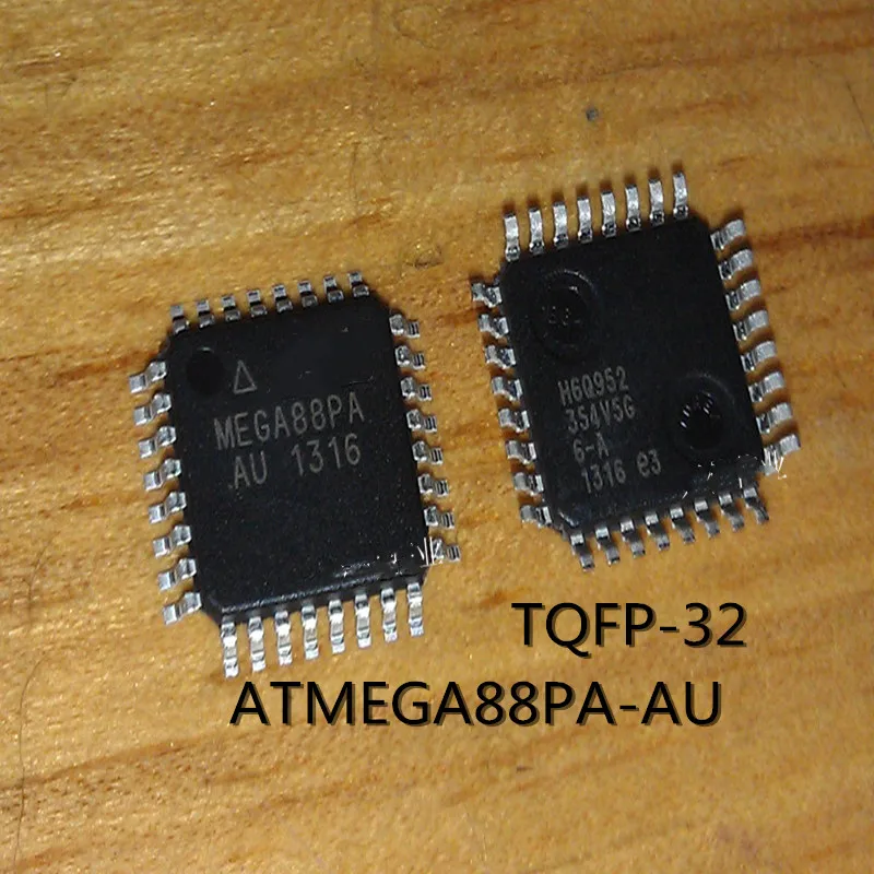 

5PCS/LOT 100% Quality ATMEGA88PA-AU ATMEGA88PA SMD TQFP-32 Flash 8KB 8-bit microcontroller chip In Stock New Original