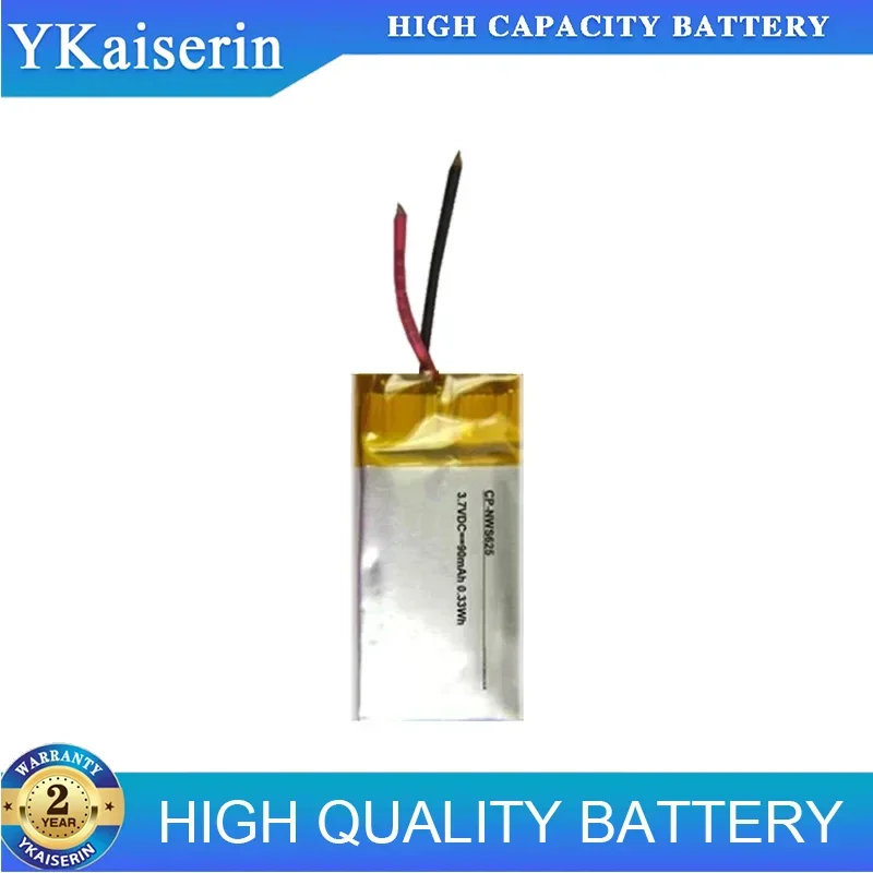 For Sony NW-WS413 NW-WS623 - 125mAh Sports Headphones Battery, Model NWZ-W262(401225 2 Cables)