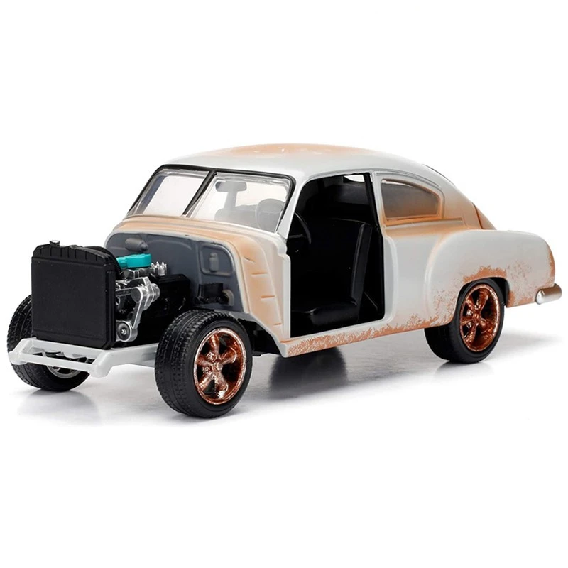 

1/24 1949 FLEETLINE Alloy Classic Old Car Model Diecast Metal Rust Vehicle Retro Vintage Car Model High Simulation Kids Toy Gift