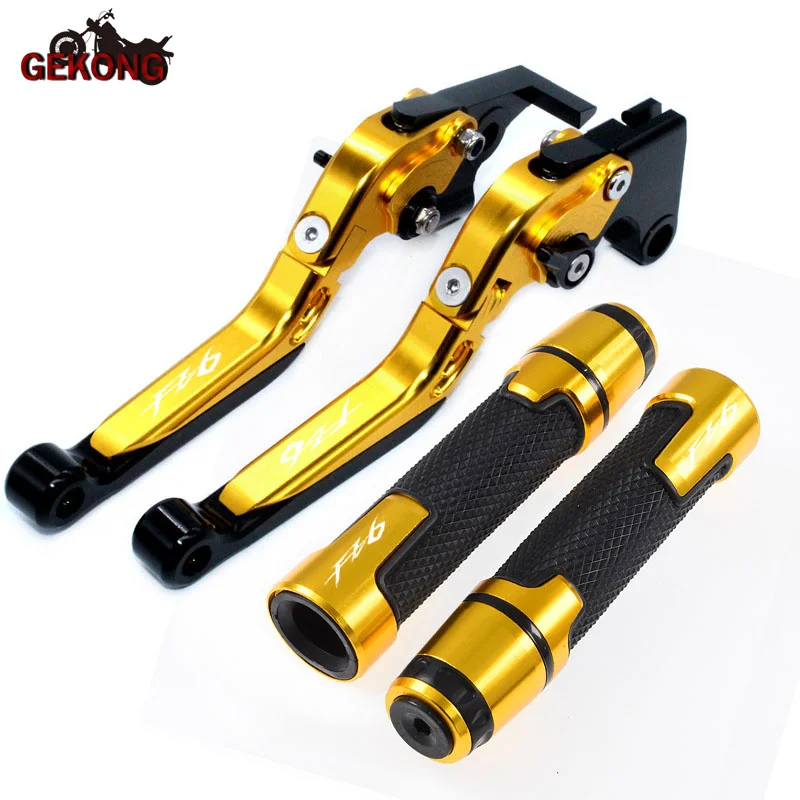 For Yamaha FZ6 FAZER 600/S/N/NA/NS FZ6N FZ6S FZ600 2004 200 Motorcycle Handles Folding Extendable Adjustable Brake Clutch Levers