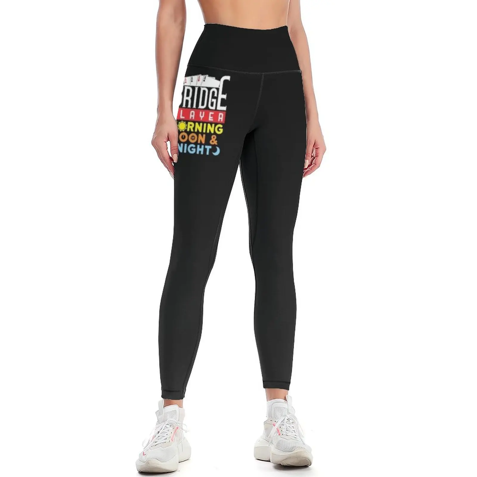 Bridge Player Morning Noon And Night Leggings gym womans sporty woman gym trousers Womens Leggings