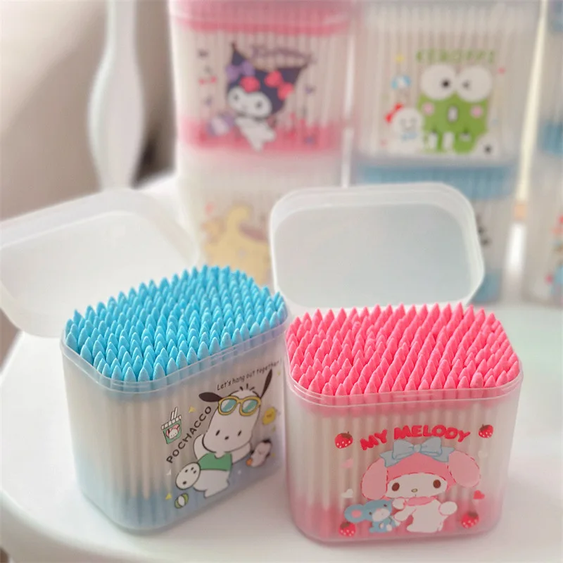 

Pacha dog cat cotton swab for home use double-ended sharp tip ear cleaning stick cotton swab girl heart makeup cotton swab