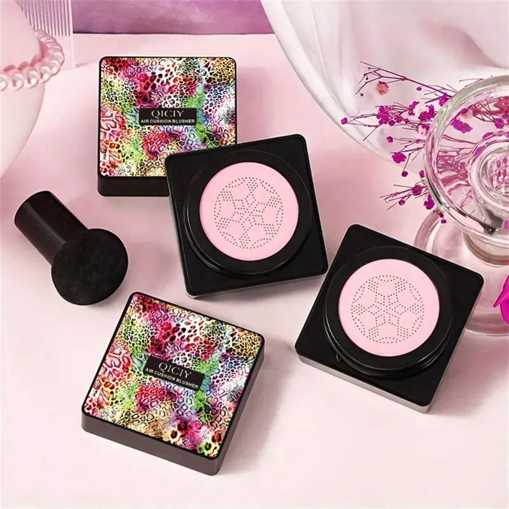 

Simple 3 Colors Air Cushion Blusher Waterproof Sweatproof Blush Palette Quick Drying Long Lasting Concealer Face Makeup