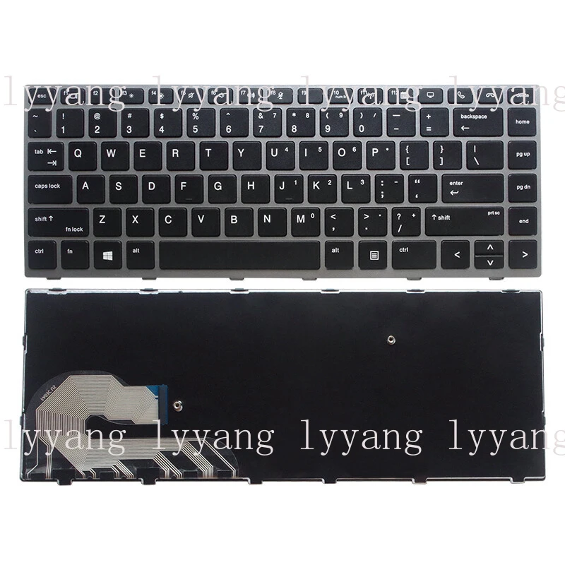 

f L14378-001 FOR HP EliteBook 840 G5 846 G5 745 G5 Laptop US Keyboard Backlit