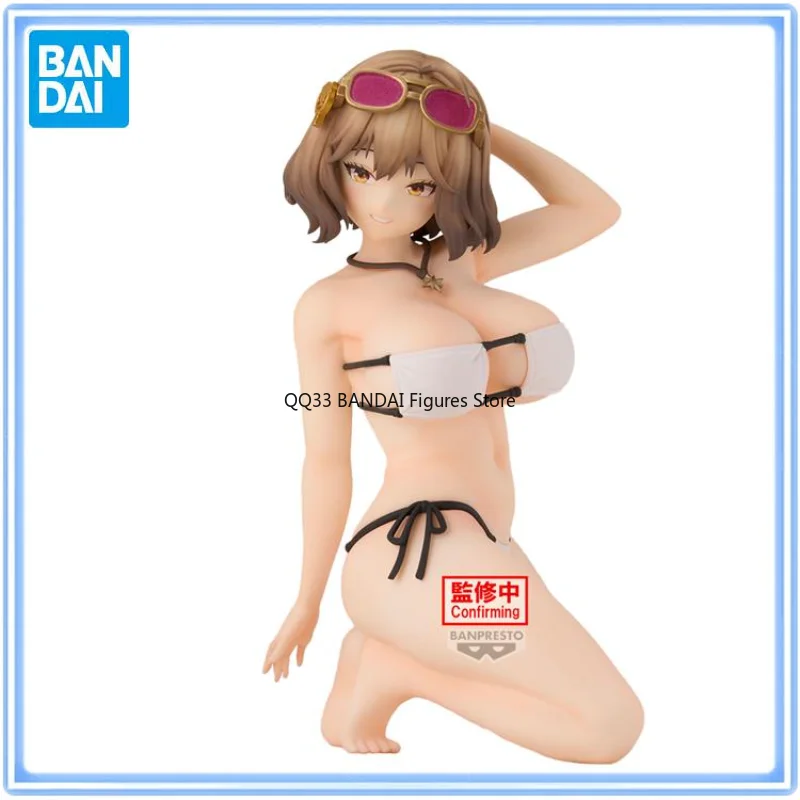 Bandai Original Anime NIKKE: la diosa de la victoria ANIS traje de baño figura de acción modelo adornos de escritorio coleccionables