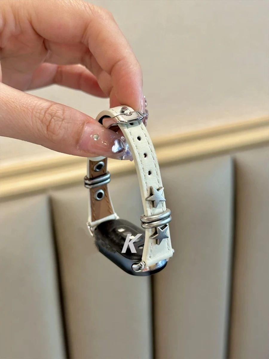 샤오미 밴드 9 가죽 시계줄, 샤오미 밴드 8 새 디자인 밴드, 샤오미 스마트 밴드 10 NFC 밴드 액세서리