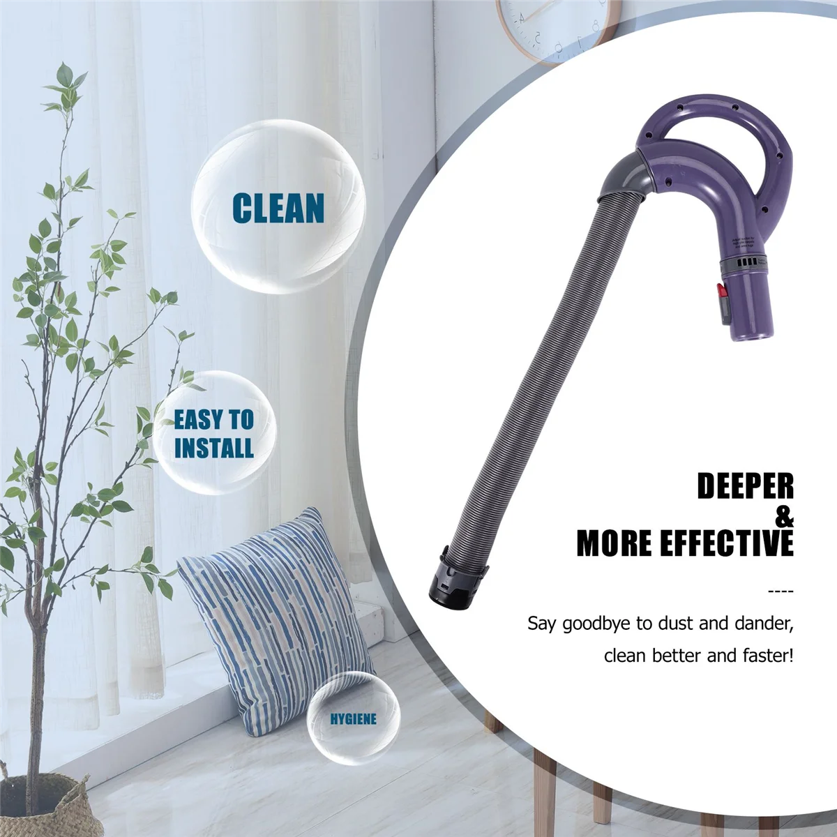 Сменная ручка шланга, совместимая с Shark Navigator NV350, NV351 NV352 NV355 NV356 NV357 и UV440 Vacuum_ABGP