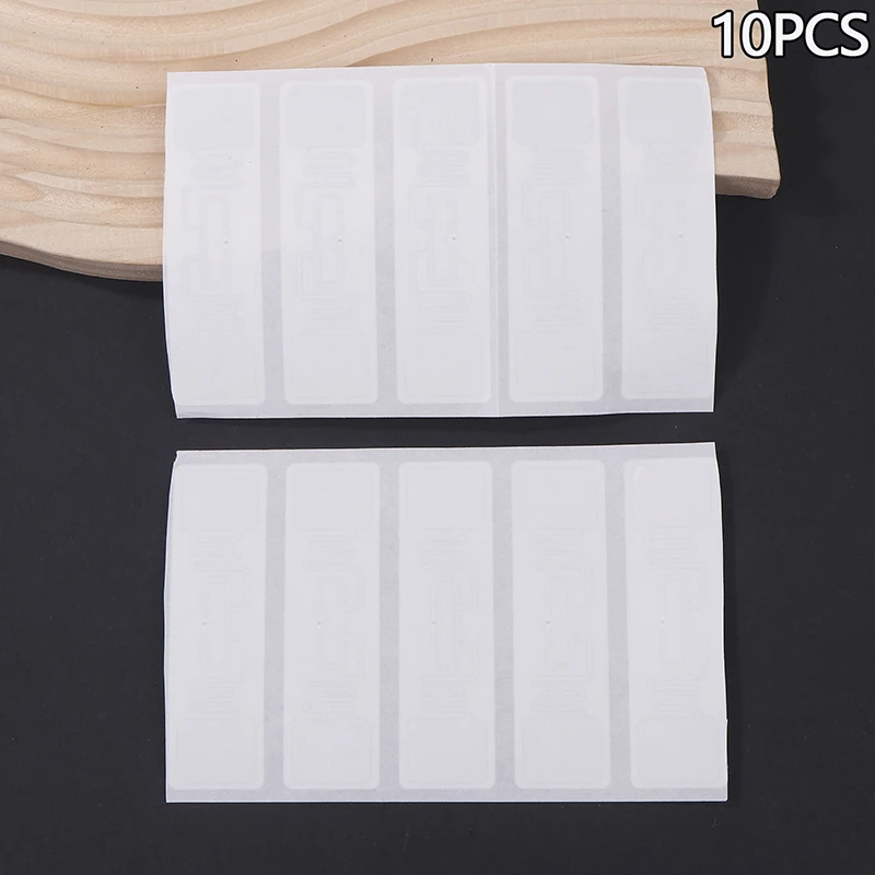 10PCS RFID UHF Tags Sticker 860-960Mhz Long Range U9 Lable Adhesive For Sports Timing Race Vehicle Asset Inventory