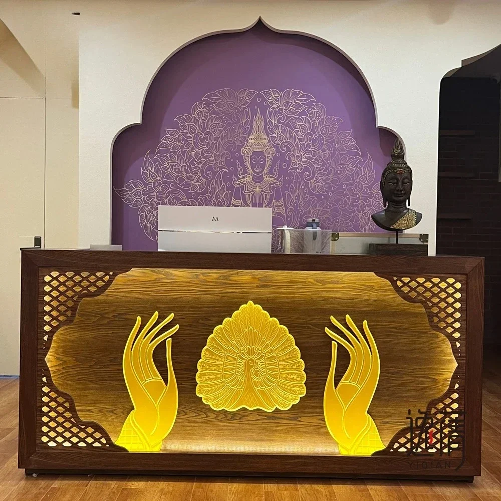 Y1 Thai Cashier Foot Bath Ear Cleaning Shop Yoga Pavilion of Regimen Massage Club Company Bar Counter Front Desk