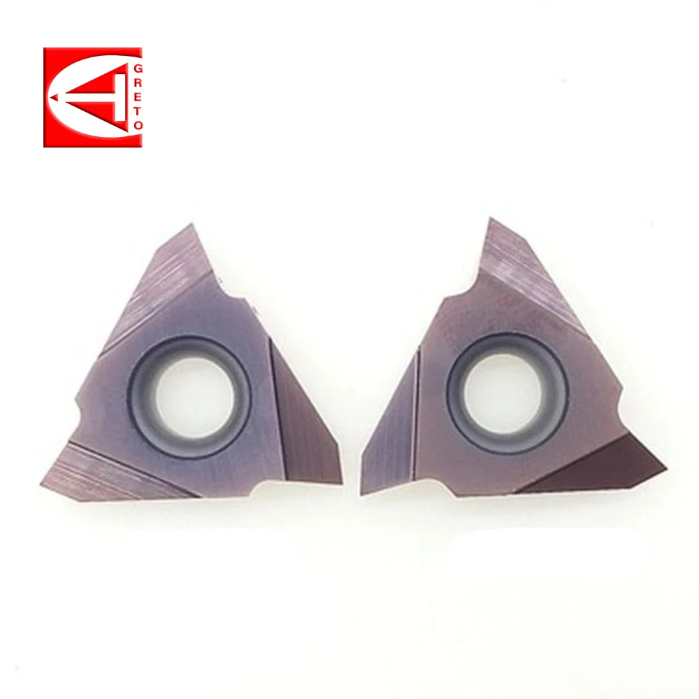 

GRETO 16VER2.0TR GT4201 GT4202 Thread Carbide Insert Cutting Turning Tool 16VER 16VER2.0 TR