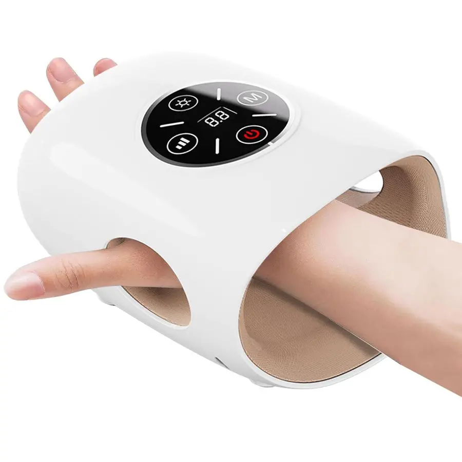 

Massager 3 Modes 5 Intensities 2 Levels of Heated Hand Massage for Arthritis and Wrist Massager Relief in Fingers, Wrists, and H