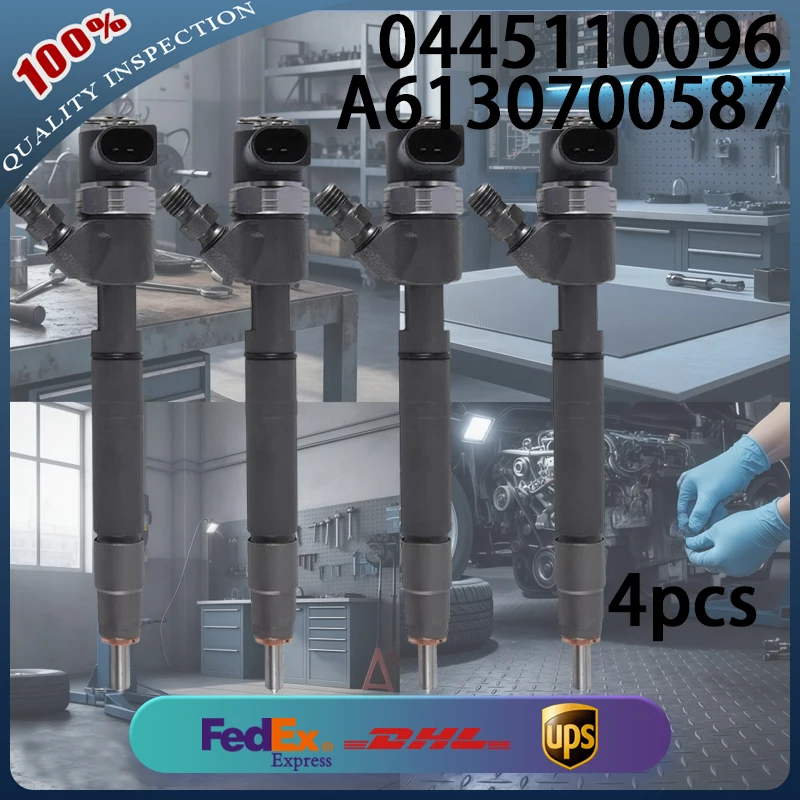 

0445110096 High Quality Common Rail Diesel Injector A6130700587 for Mercedes-Benz Sprinter 208 211 213 313 316 OM613 Engine