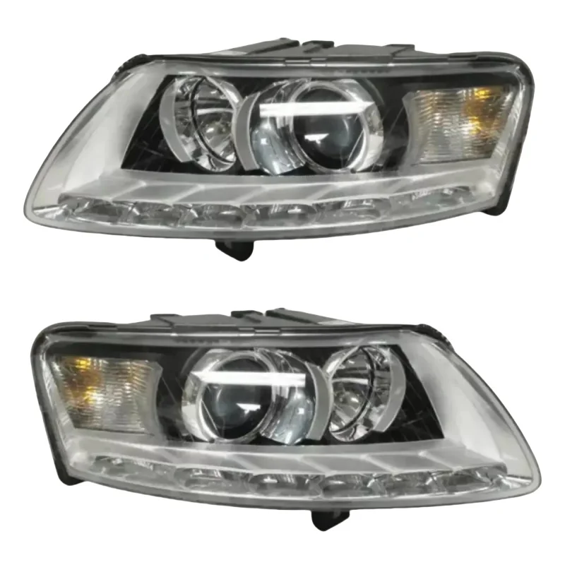 

Подходит для Audi C6 A6 S6 2009-2011 Галогенная фара Ксеноновая фара A6 C6 Передняя фара 4FG 941003 Д/4ФГ 941004 Д