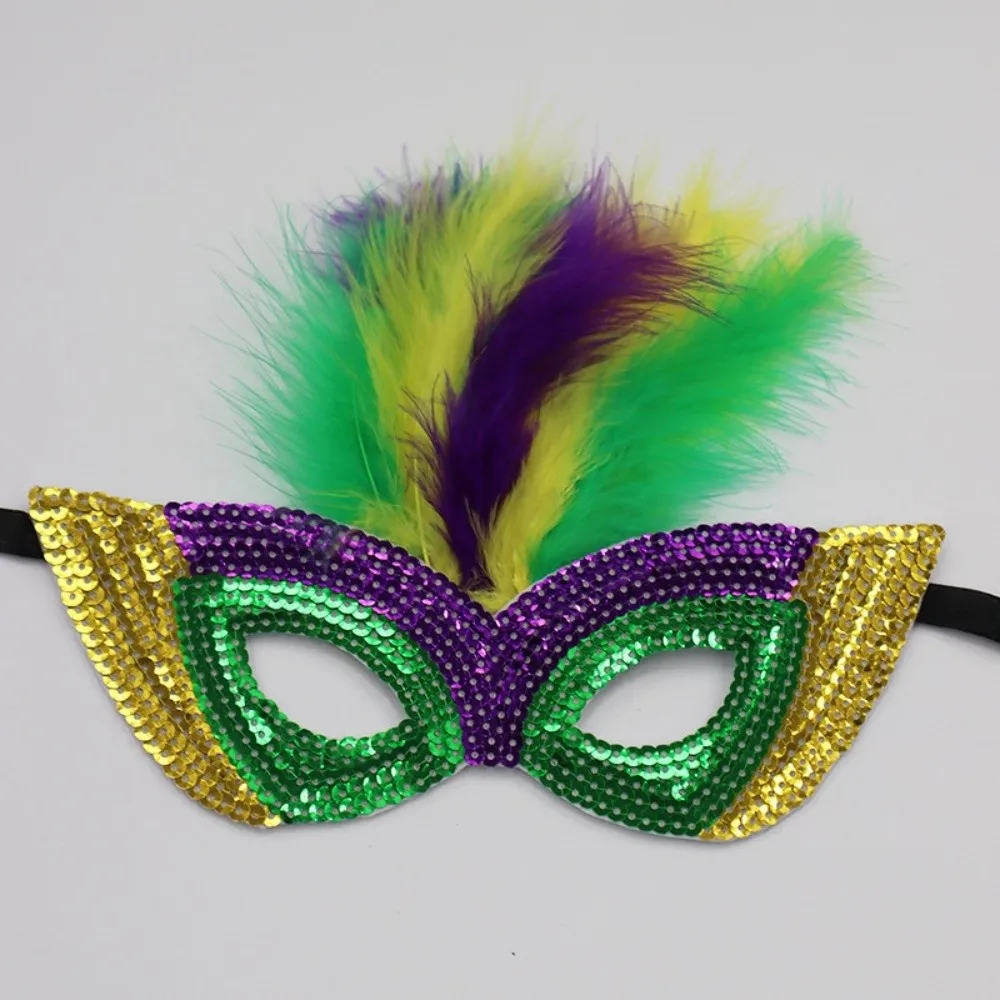 

Vintage Style Half-Face Mask Angel Feather Black Feather Feather Mask Gothic Design Large Horn Masquerade Mask Prom Event