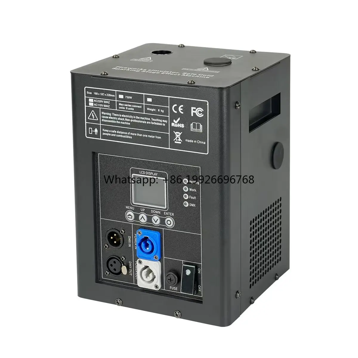 

750 Вт сценический холодный бенгальский аппарат беспроводной пульт дистанционного управления холодная искра для свадебного клуба