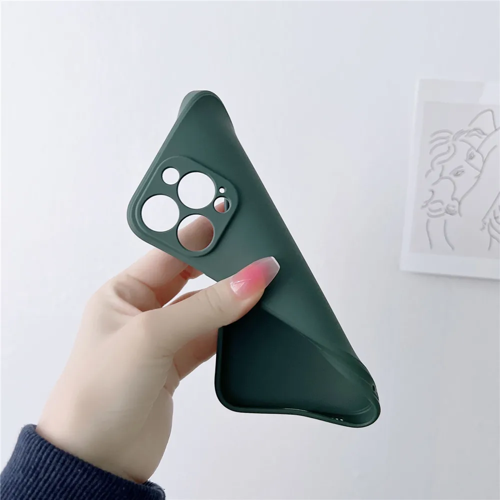 For Huawei P40 Lite P30 P20 P50 Pro Mate 40 30 20 Pro Case Luxury Solid Color Square Silicone Soft Cover For Huawei P Smart 2021