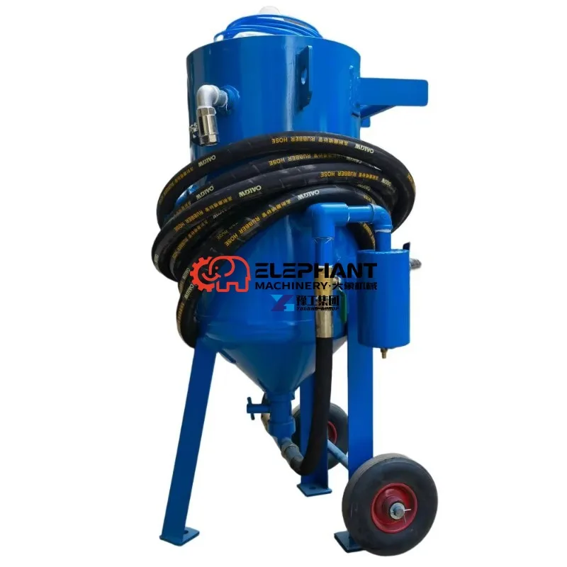 Hot Sale  SNC-400HP Mobile for Trailer Vacuum System 200L High Pressure Sandblasting Burnishing Large Metal Bridge