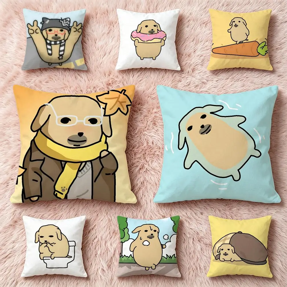 Nudaeng Cushion Cover Pillow Multi‑size Short Plush Pillow Cute Simple Style For Living Room Bedroom Birthday Gift