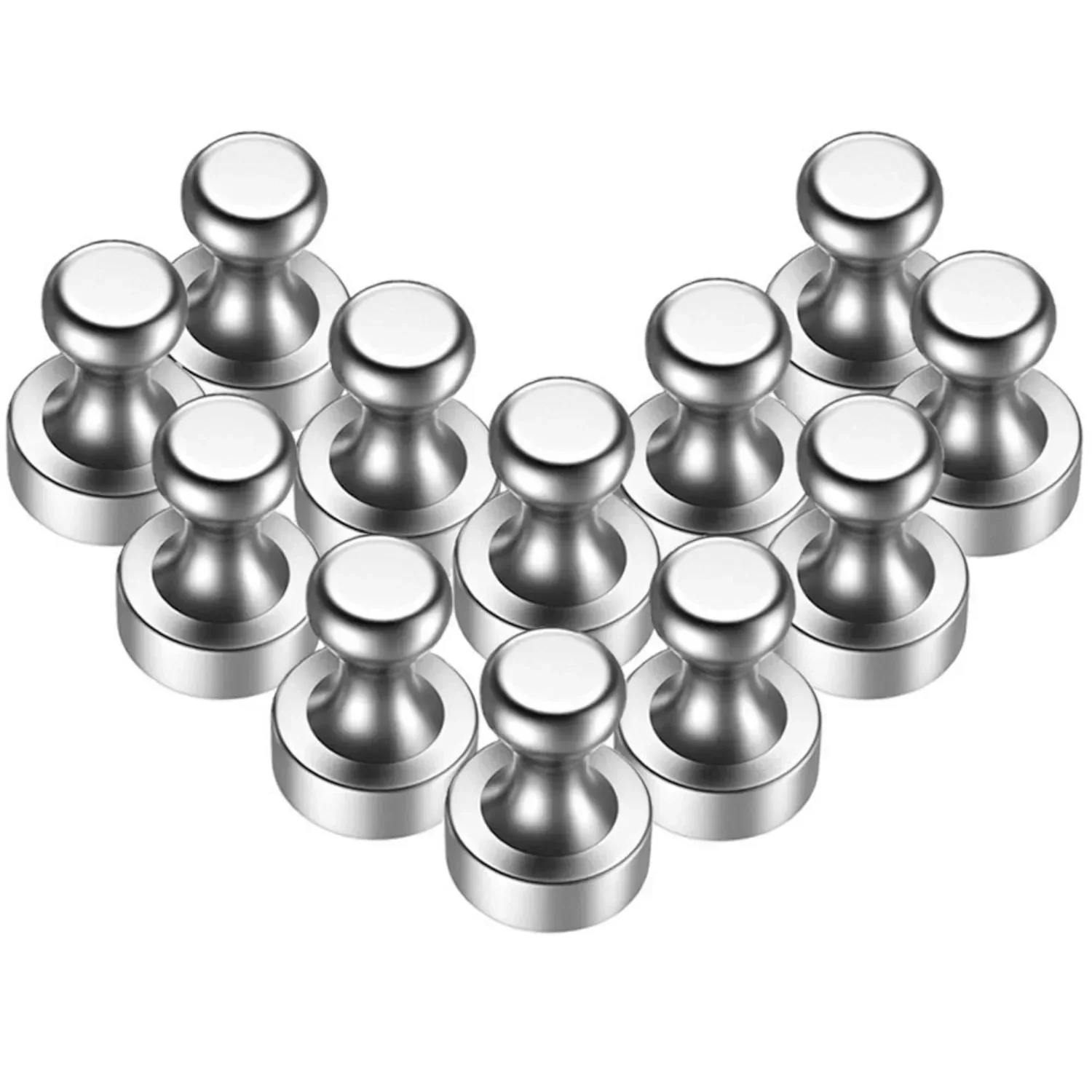 

12/24 Pcs Super Strong Magnet Refrigerator Magnet Neodymium Magnet Magnetic Push Pins Magnetic Sucker for Whiteboard Kitchen