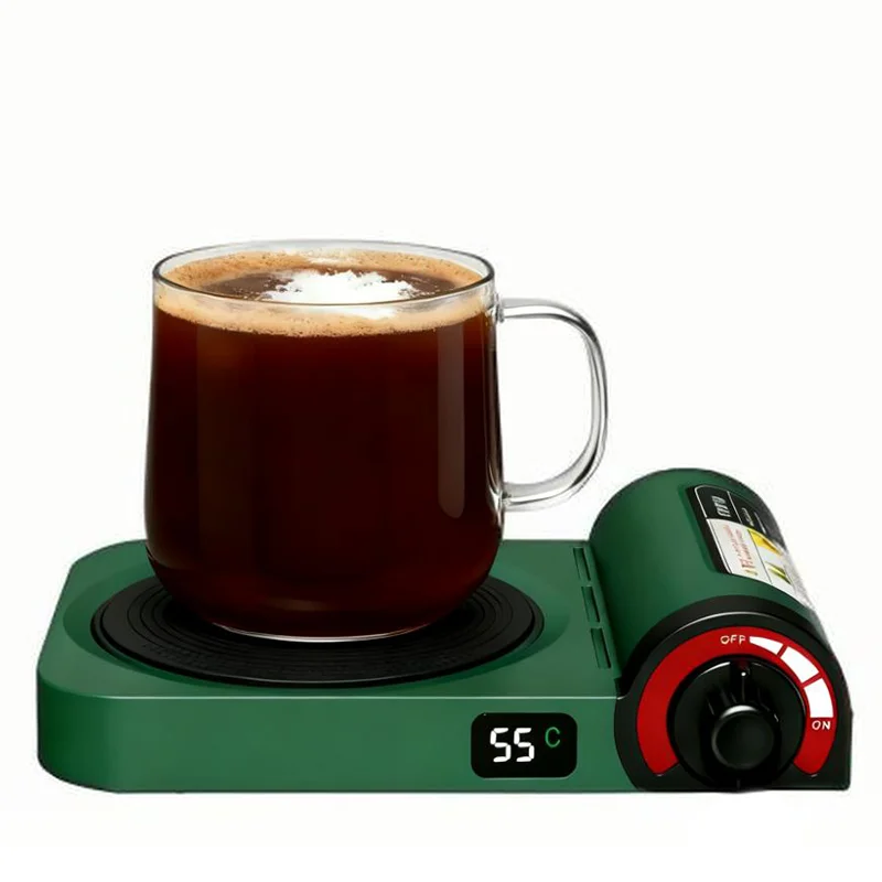 

Электрическая грелка для кружек, 3 настройки температуры, подставка для чашек с подогревом, коврик для кофе, чая, молока, офиса, дома, рабочего стола, портативное тепло