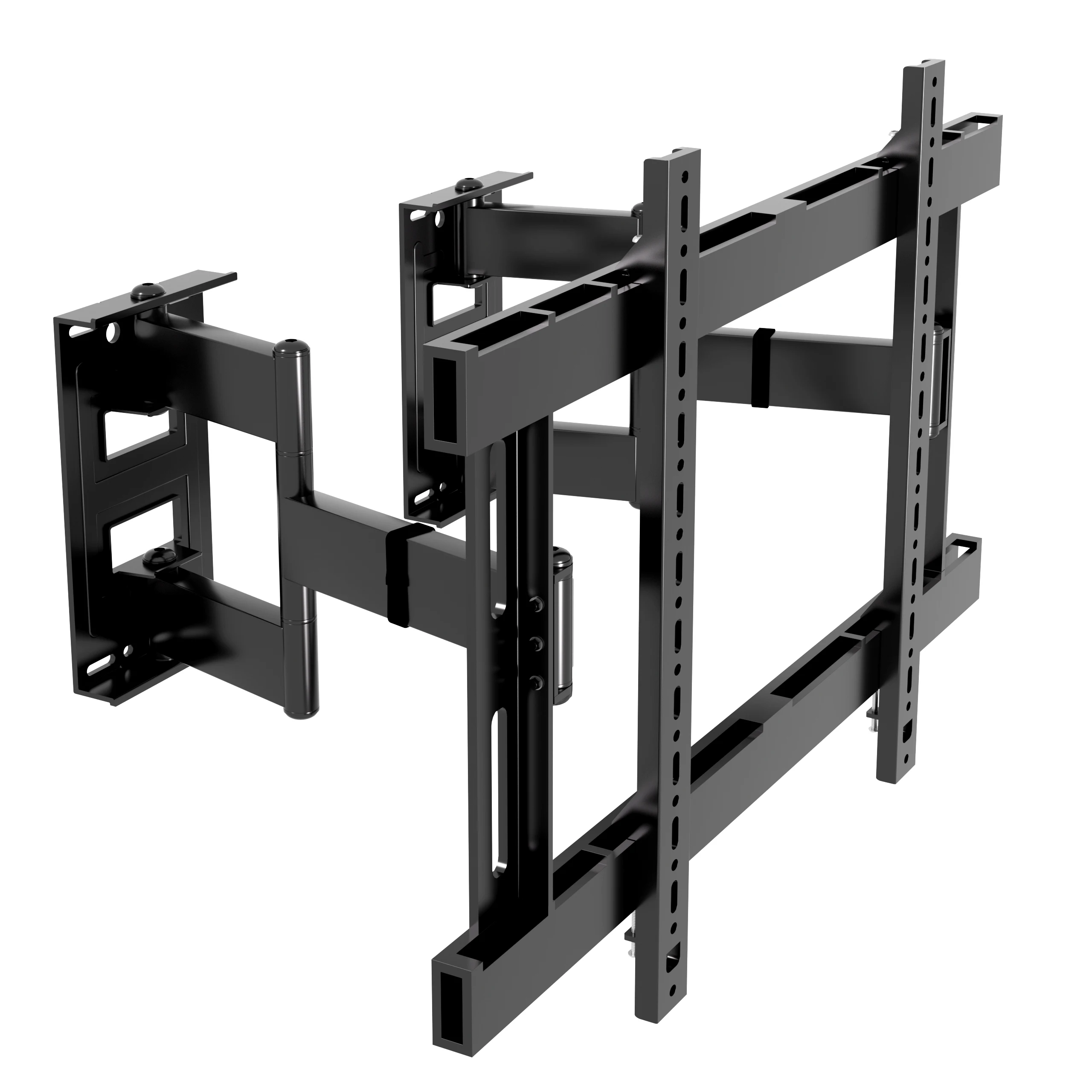 support-mural-ultra-fin-pour-televiseur-50-100-pouces-120-kg-robuste-plaque-murale-d'angle-fendue-pour-grands-televiseurs-a-ecran-plat-dy822