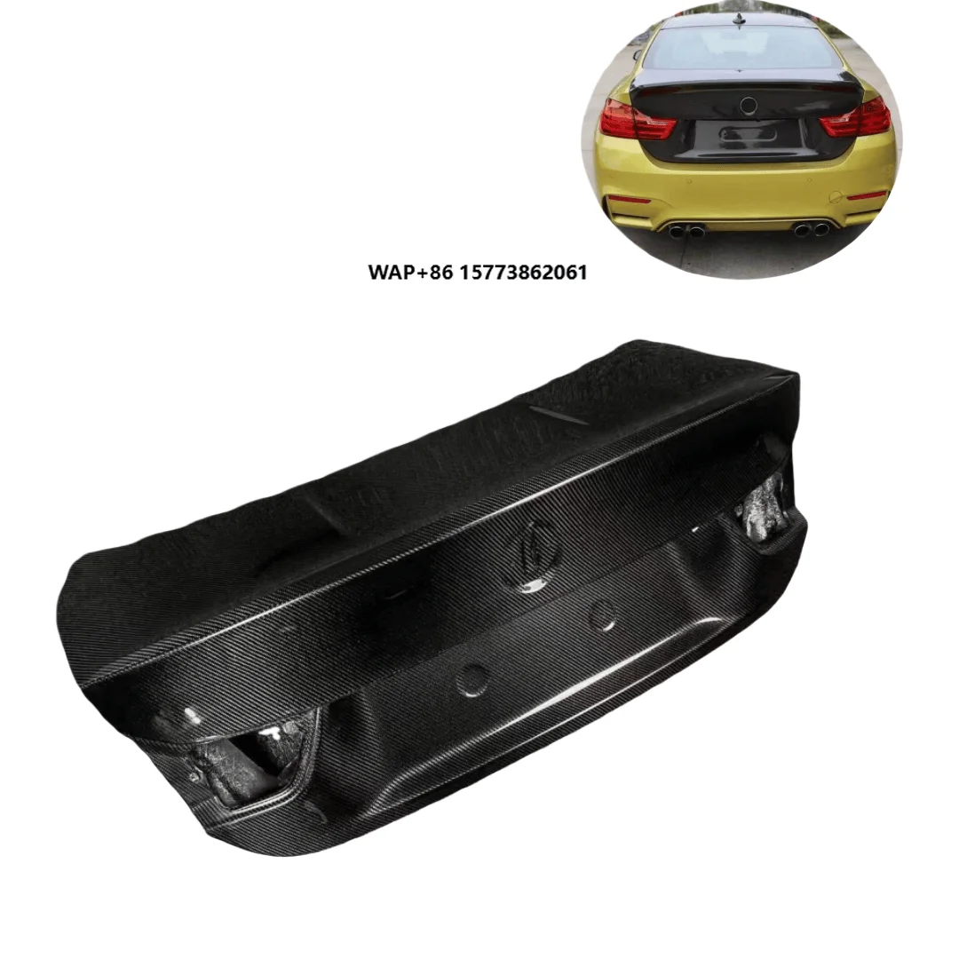 

Carbon Fiber CA Style Trunk Lid Cover 4 Series F32 F82 M4 420i 430i 440i F82 M4 Coupe Car Rear Cover Trunk Tail Lid for BMer