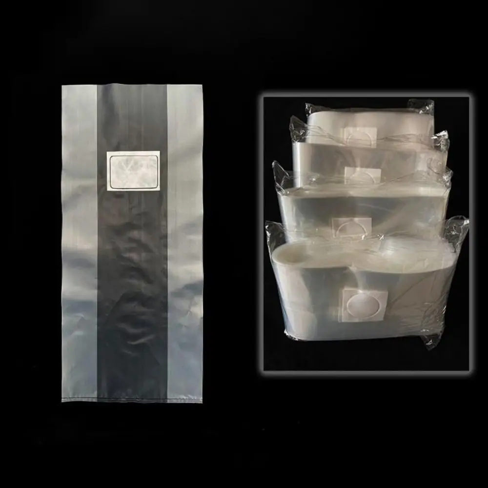 50pcs High Quality PP Mushroom Planting Bag 0.2um Filter Clear Mushroom Spawn Grow Bag Tissue Culture Bag Indoor Gardening