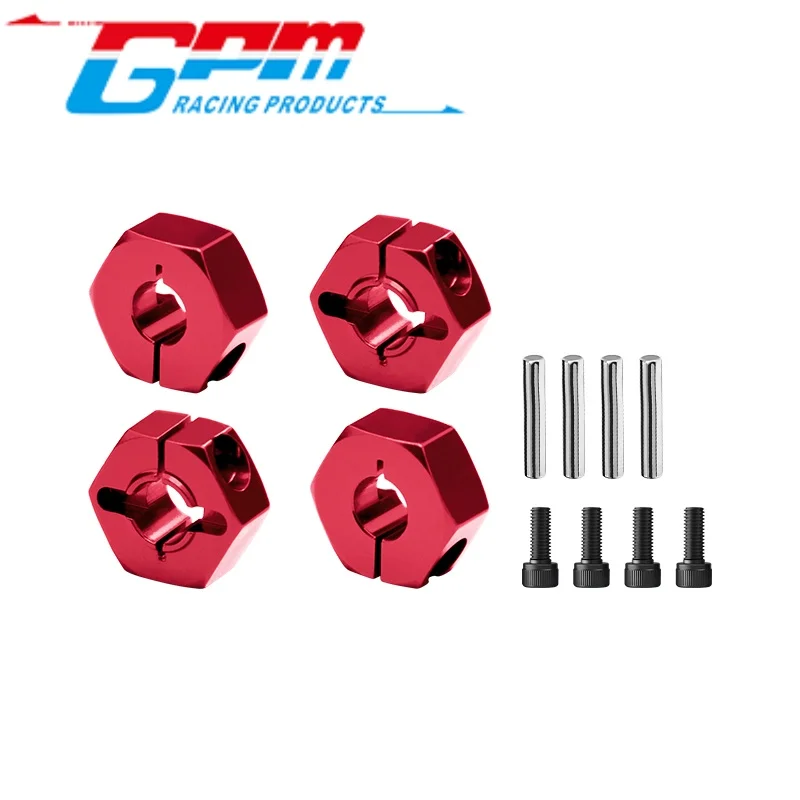 GPM H10010 6061-T6 ALLOY FRONT AND REAR CLAMP TYPE WHEEL HUB 12MM FOR VANQUISH 1/10 H10 OPTIC YOKOHAMA RTR SPARCO RTR RC Upgrade