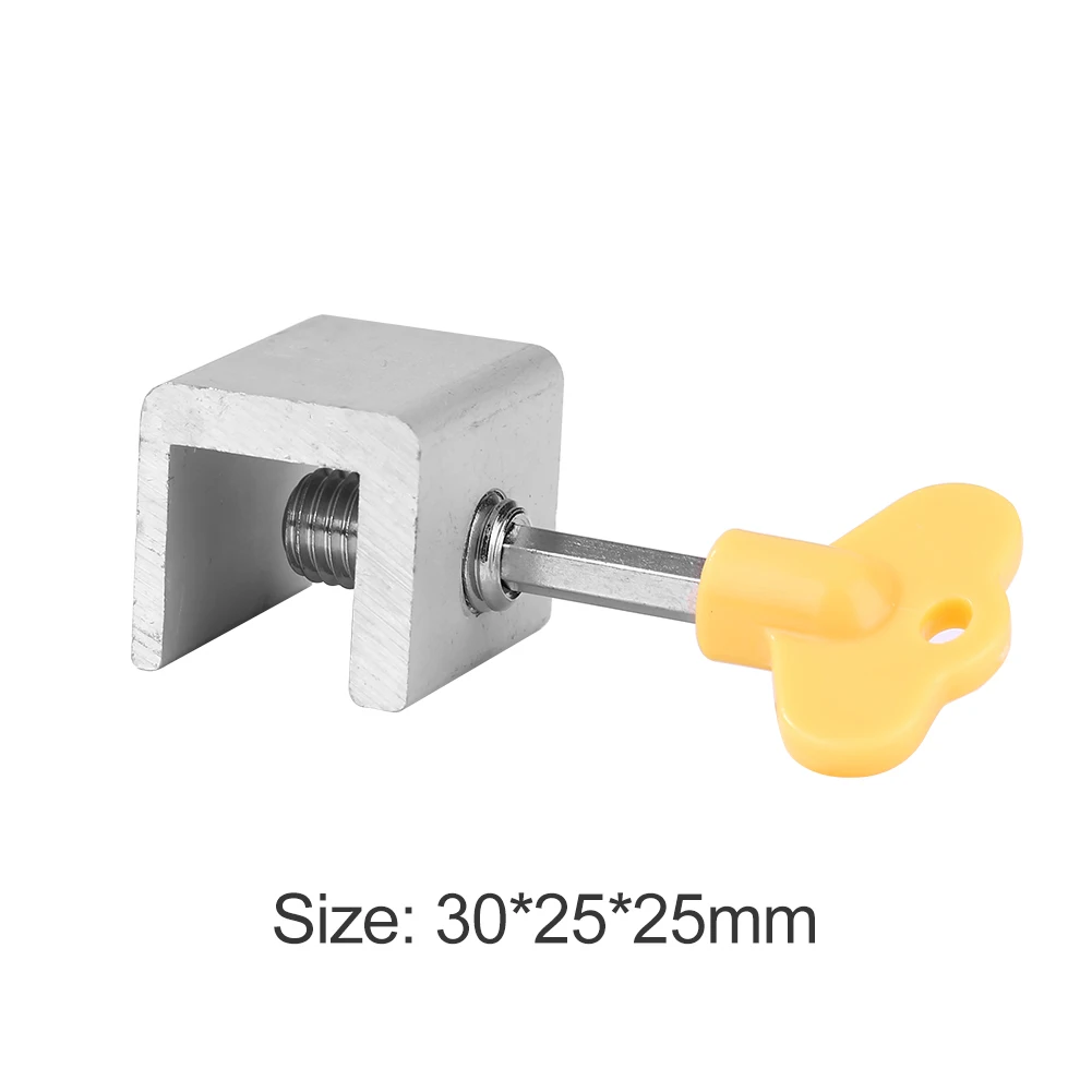 Aluminum Alloy Window Lock Stopper Sliding Window Anti-theft lock Window Sliding Door Baby Kids Child Safety Doors Lock