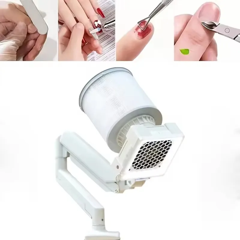 2026 Latest Portable Manicure Nail Vacuum Cleaner Professional Nail Equipment Vertical Vacuum Cleaner Extractor Fan For Manicure