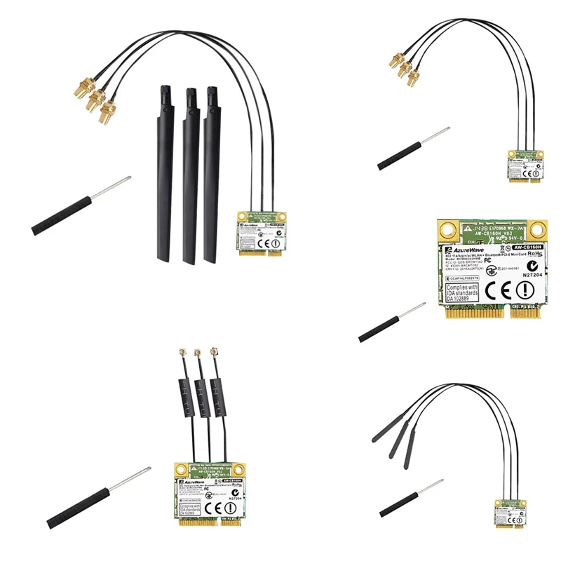 

B04B-Broadcom Чип NIC BCM94360HMB Ноутбук Gigabit AC1300M Bluetooth 4.0 Беспроводная сетевая микросхема Интерфейс PCI-E NIC
