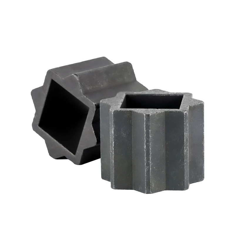 

5PCS Pneumatic Head Adapter Sleeve Actuator Connecting Sleeve Inner Square Outer Octagonal Sleeve Ball Valve Reducer