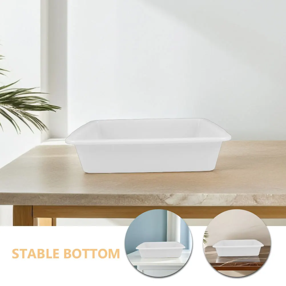 2 قطعة صينية المختبر مستطيلة البلاستيك مختبر لوحة المنظم تجربة كيميائية لوازم مختبر صينية مختبر الصواني المحمولة