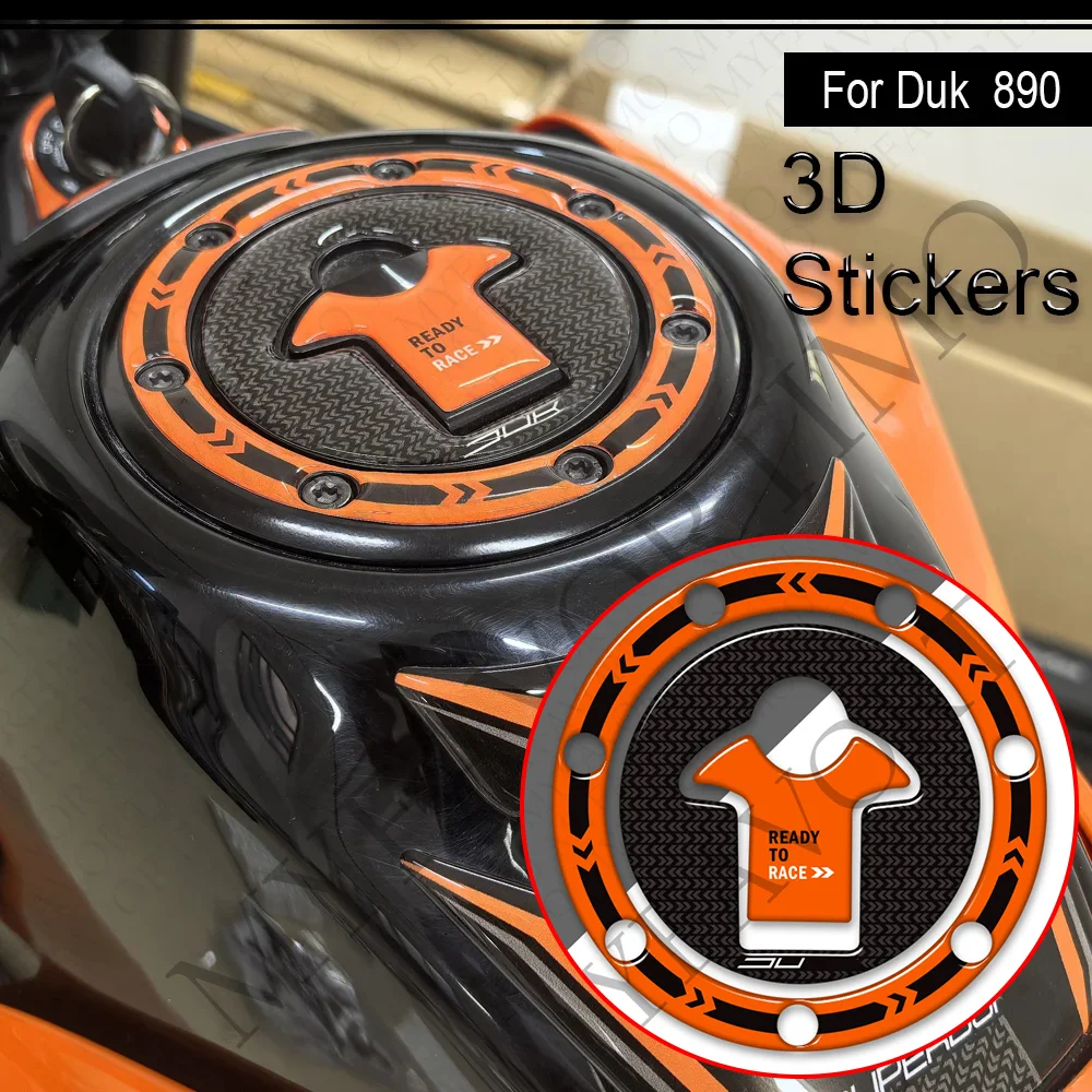 

For 890 Duke 890Duke Motorcycle Fairing Fender Protector Tank Pad Side Grips Gas Fuel Oil Kit Knee Body 3D Stickers Decals