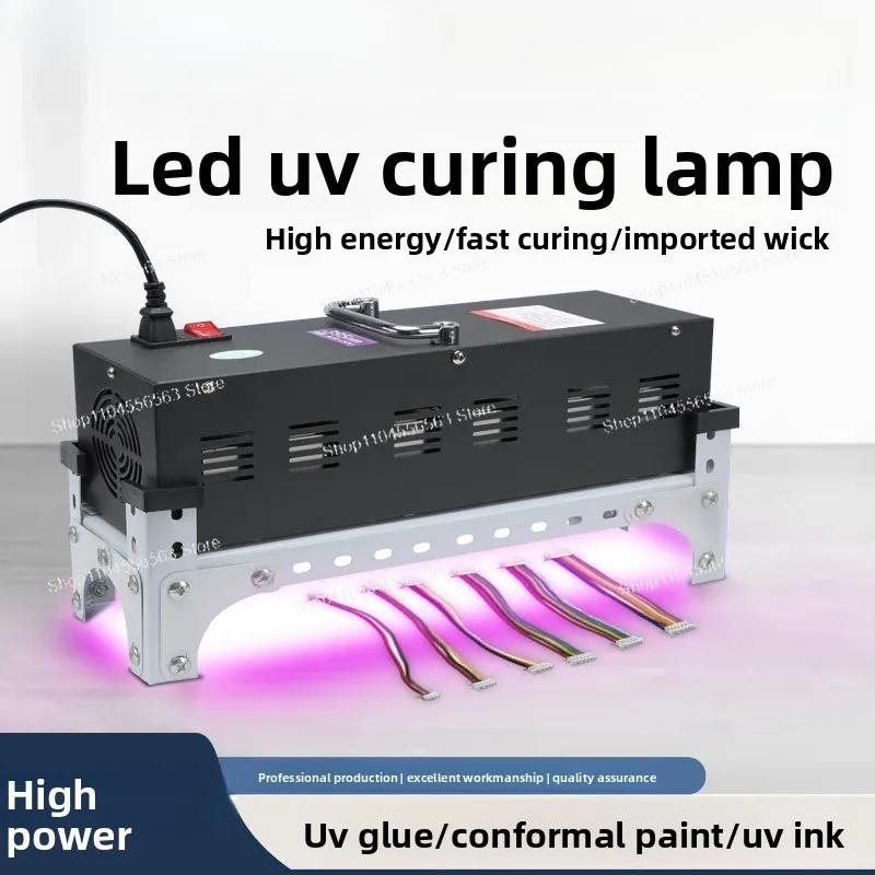 High Power LED Ink Shadowless UV Glue Curing Light Green Oil PCB Board Protection Seamless Hook Bonding UV Light