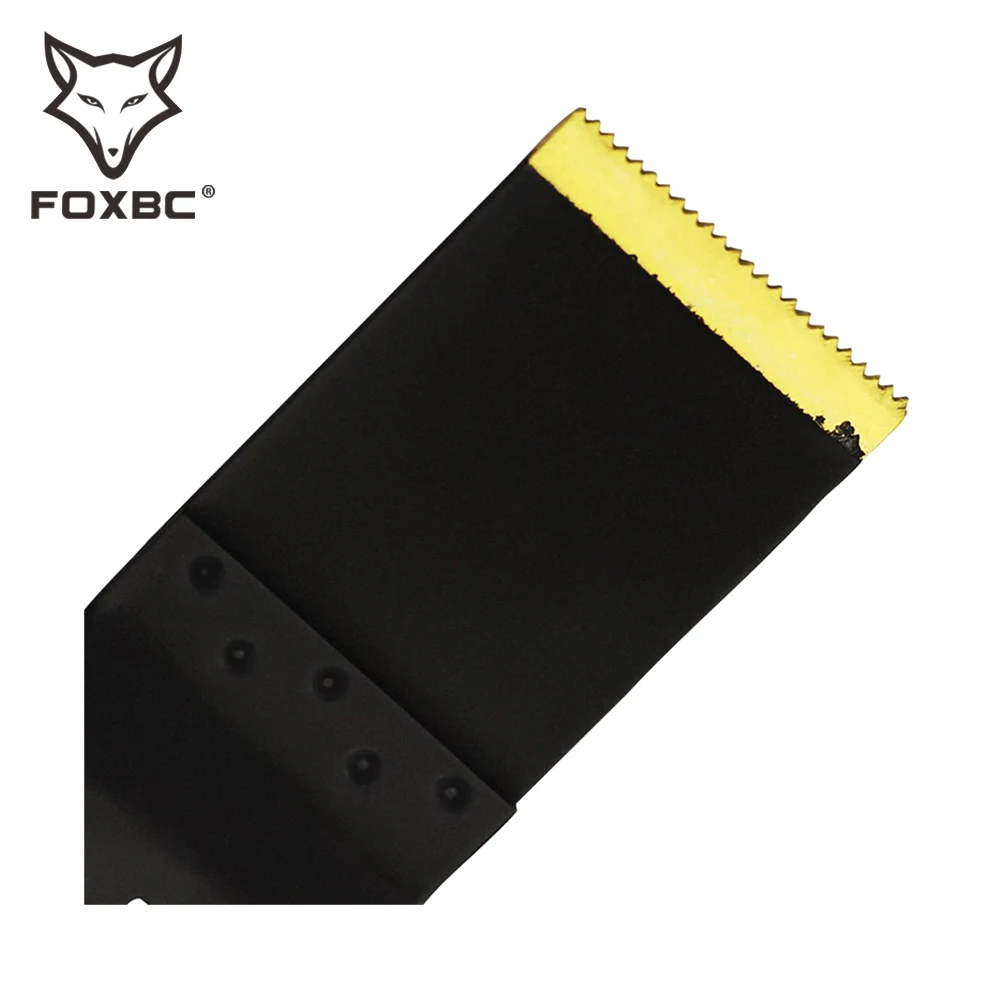 FOXBC 5PCS lame per seghe multiuso oscillanti 34mm titanio tecnologia tedesca kit di strumenti a sgancio rapido per legno plastica metallo morbido