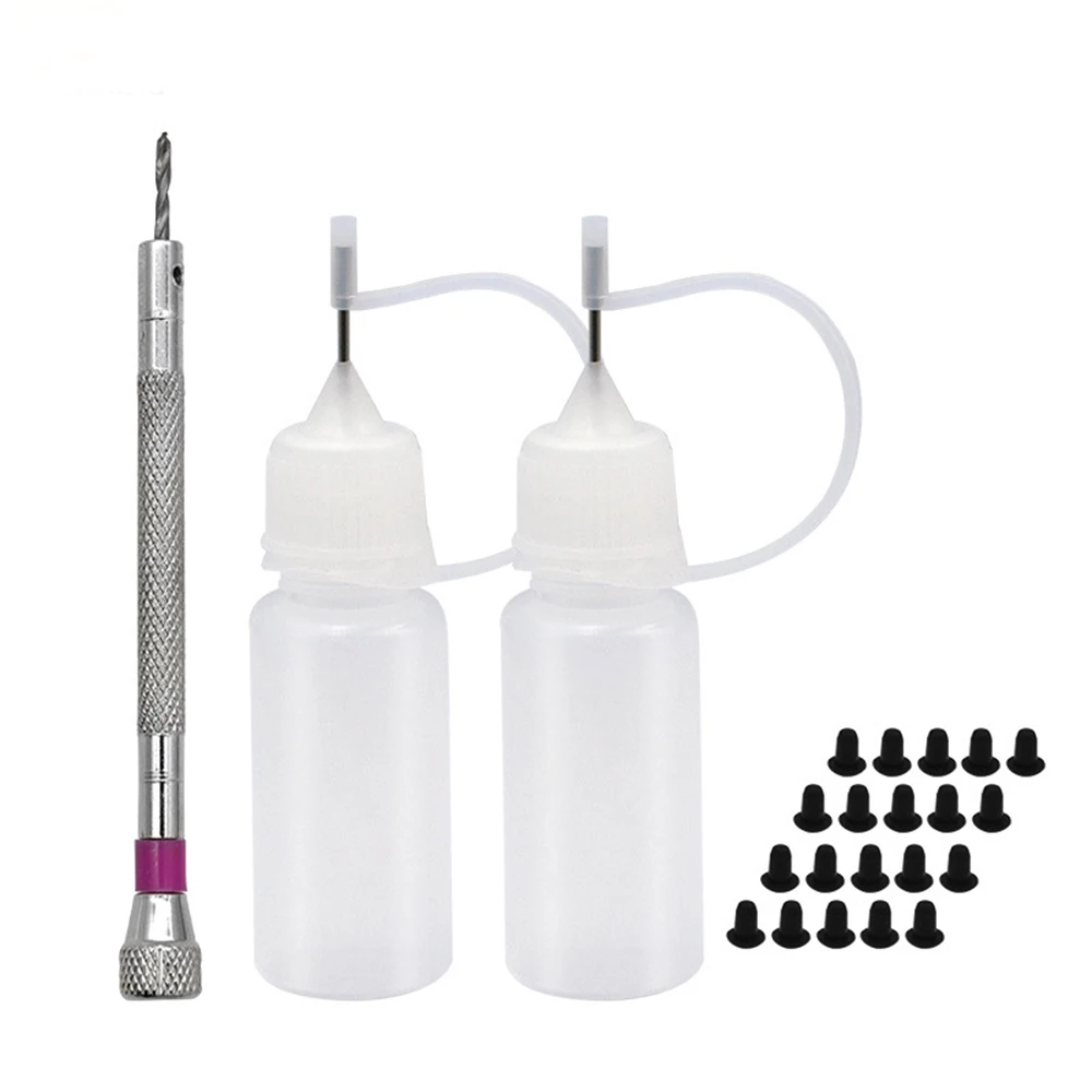 Taladro Manual de 1,6mm, herramienta de perforación de botella de plástico Universal para cuentas, nogal y joyería, mango de una pieza