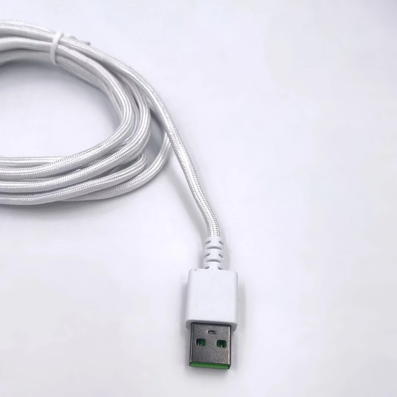 Cable datos USB tipo C trenzado para carga ratón ViperV2Pro/BasiliskV3Pro