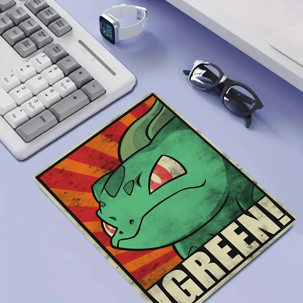 

Маленький коврик для мыши P-pokemon Over Edge, игровые аксессуары для ПК, резиновый нескользящий кавайный офисный коврик для мыши, аниме, настольный коврик, компьютерный стол