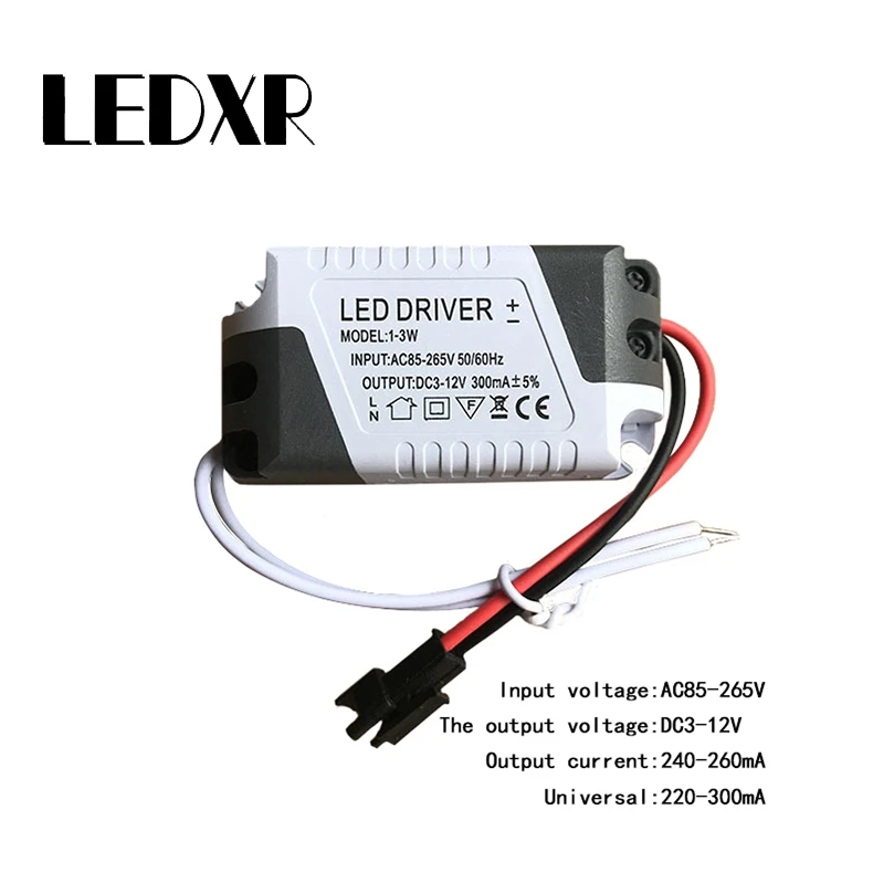 2pcs LED panel light rectifier downlight spotlight power driver transformer ceiling lamp drive constant current universal