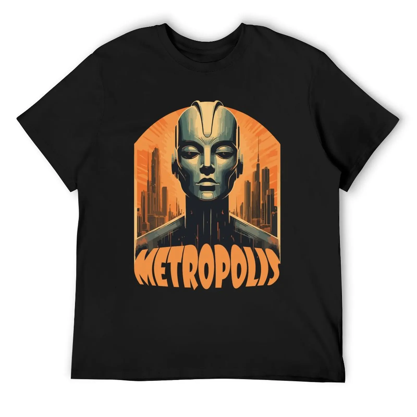

Metropolis Band T-Shirt oversized graphic tee blue archive clothes for men