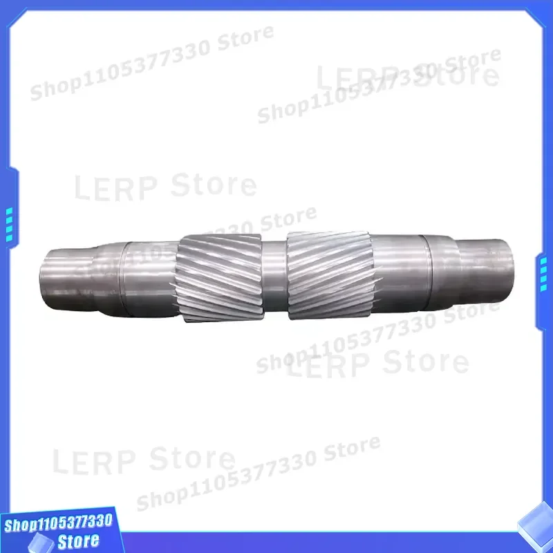 Custom CNC Machined Carbon Steel Spline Shaft Forged Gear Shaft Stainless Steel Marine Drive Shaft Precision Industrial Parts